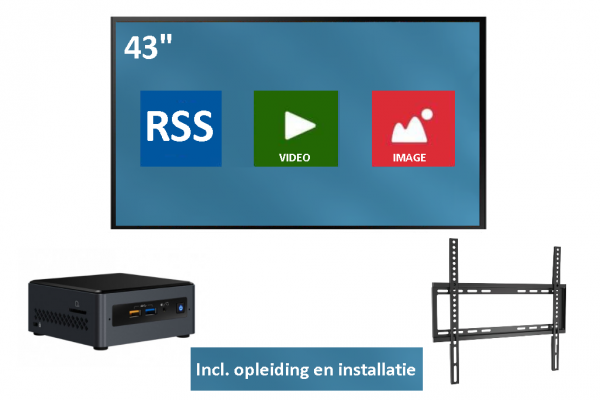 43 INCH NIEUW